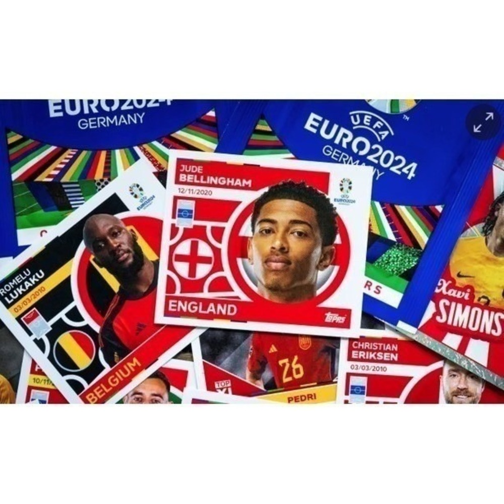 EURO 2024 - TOPPS sticker collection - Choose any 5 - Specialty & Groups D-F